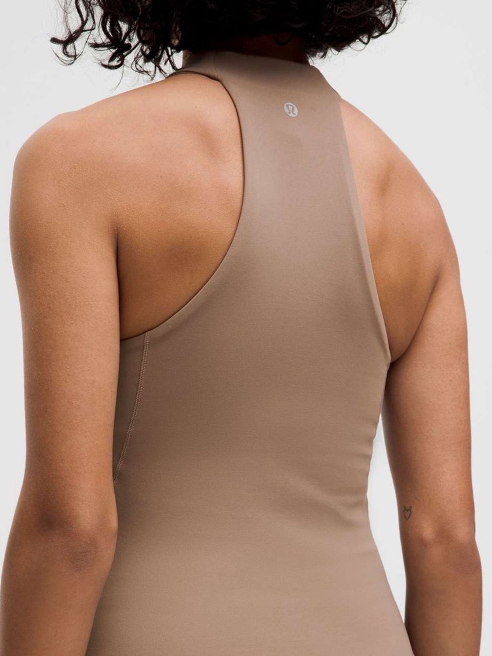 Lululemon Align High-Neck Halter Tank Top *A/B Cup Taupetastic Size 8 - Picture 6 of 7